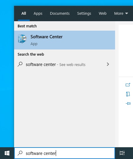 A screenshot of Windows Search results
